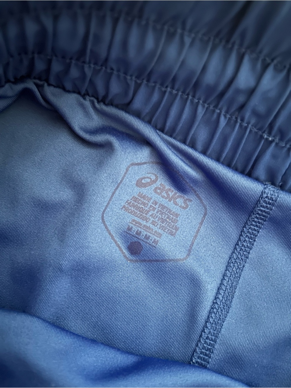 Asics Blue Performance Shorts - Picture 3 of 5